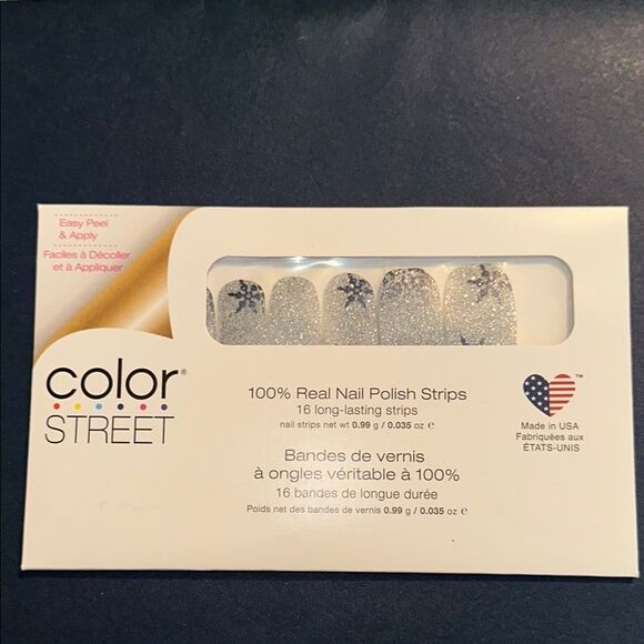 ice ice maybe Color Street Silver Sparkle Nail Strips / ice ice maybe - Picture 4 of 10